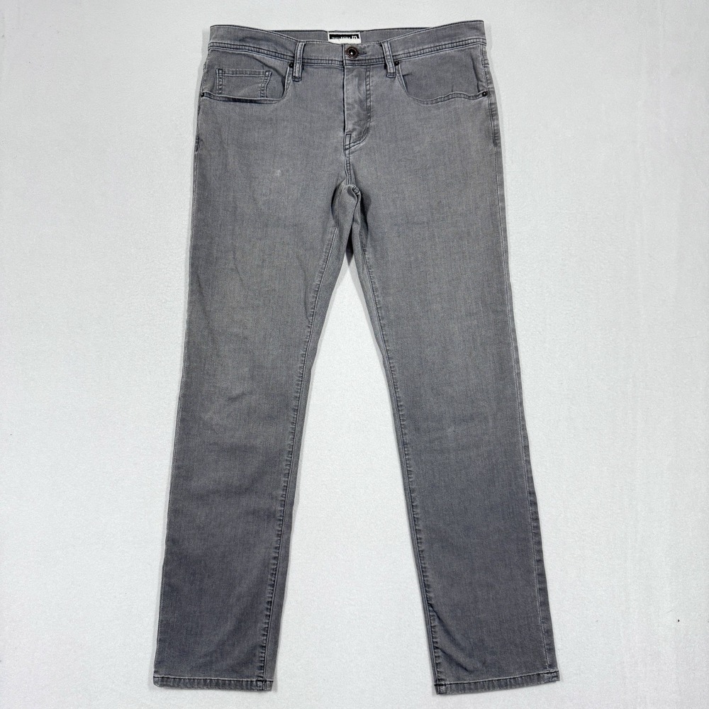 Travis Mathew‎ Jeans 34x30 Grey Straight Denim Stretch Performance Lightweight